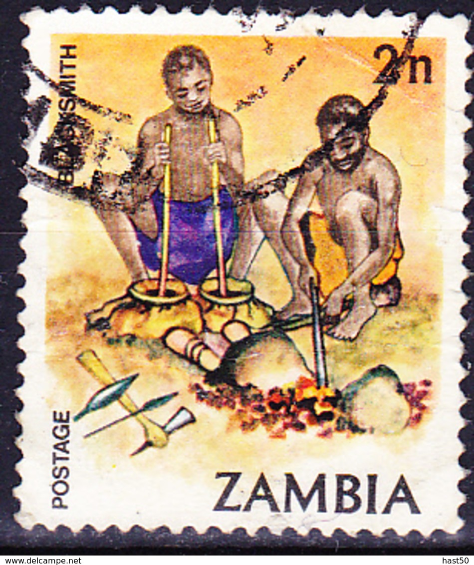 Sambia Zambia - Traditionelles Leben (Mi.Nr.: 250) 1981 - Gest Used Obl - Zambia (1965-...)