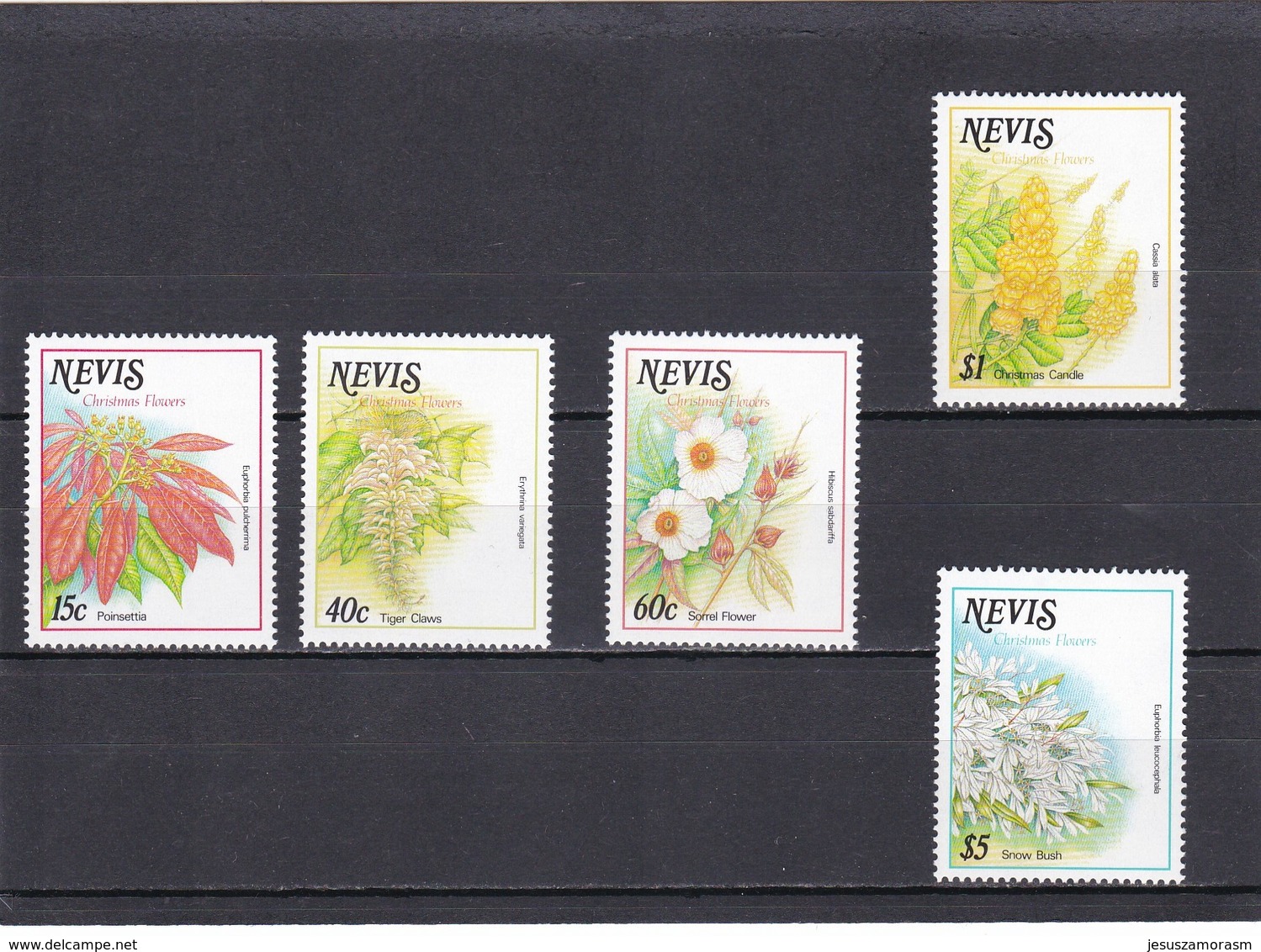 Nevis Nº 500 Al 504 - St.Kitts And Nevis ( 1983-...)