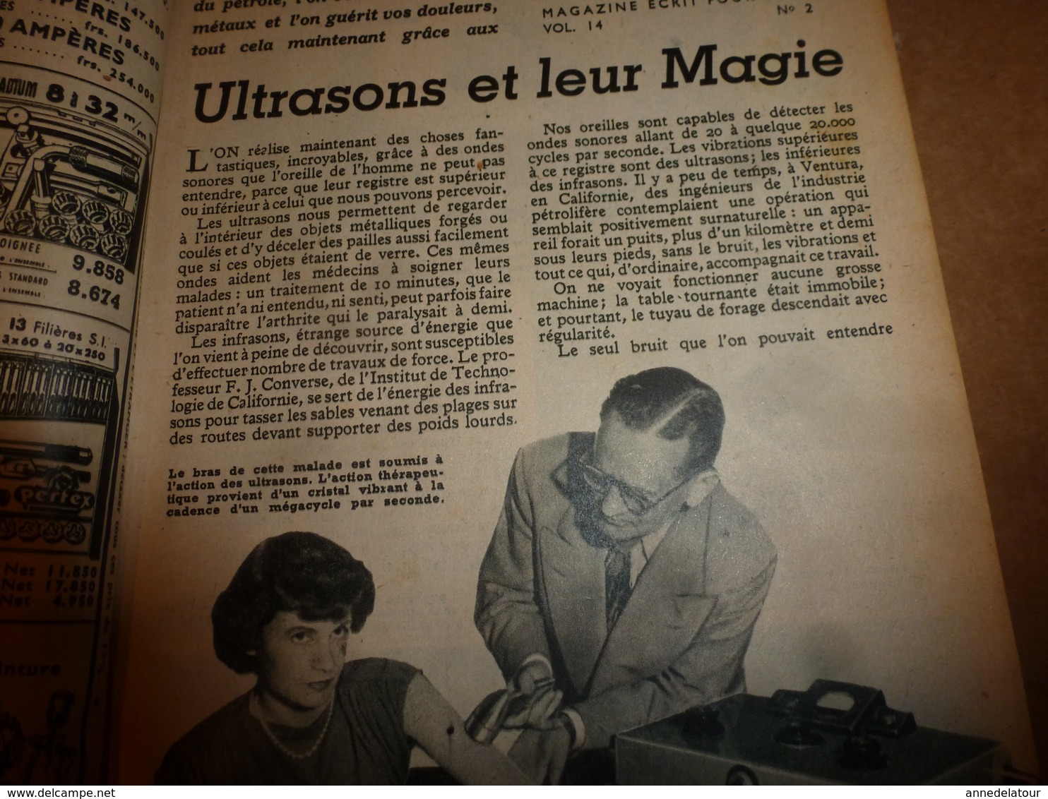 1953 MÉCANIQUE POPULAIRE:Magie Et Ultrasons;Tours De Cartes;Rayons Atomiques;Comment Faire Un Xilophon ; Etc - Andere & Zonder Classificatie