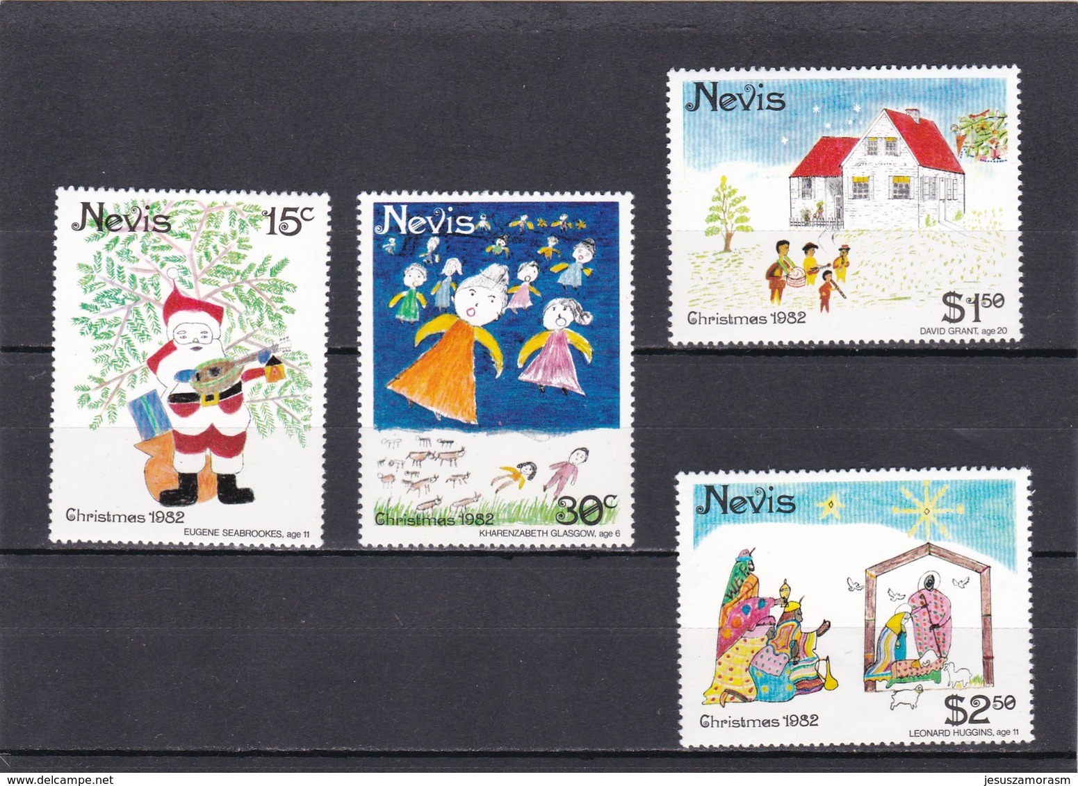 Nevis Nº 100 Al 103 - St.Kitts Y Nevis ( 1983-...)