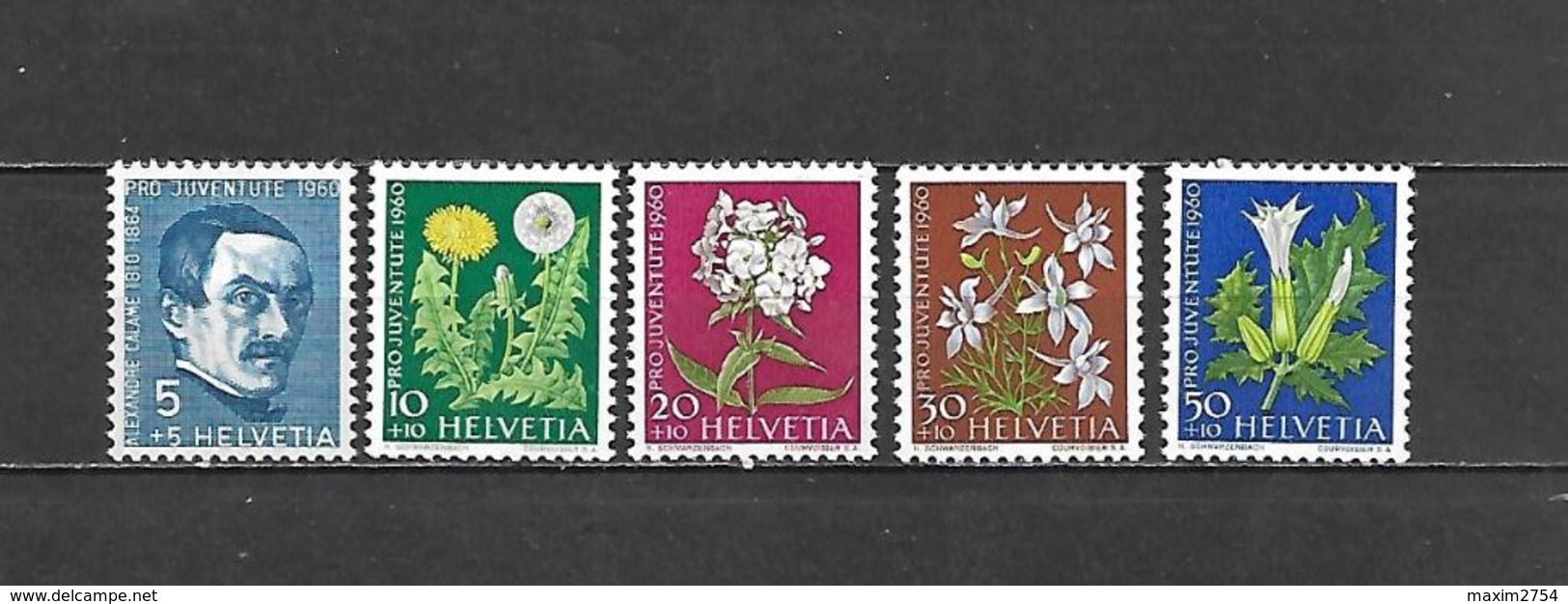 1960 - N. 668/72** (CATALOGO UNIFICATO) - Nuovi