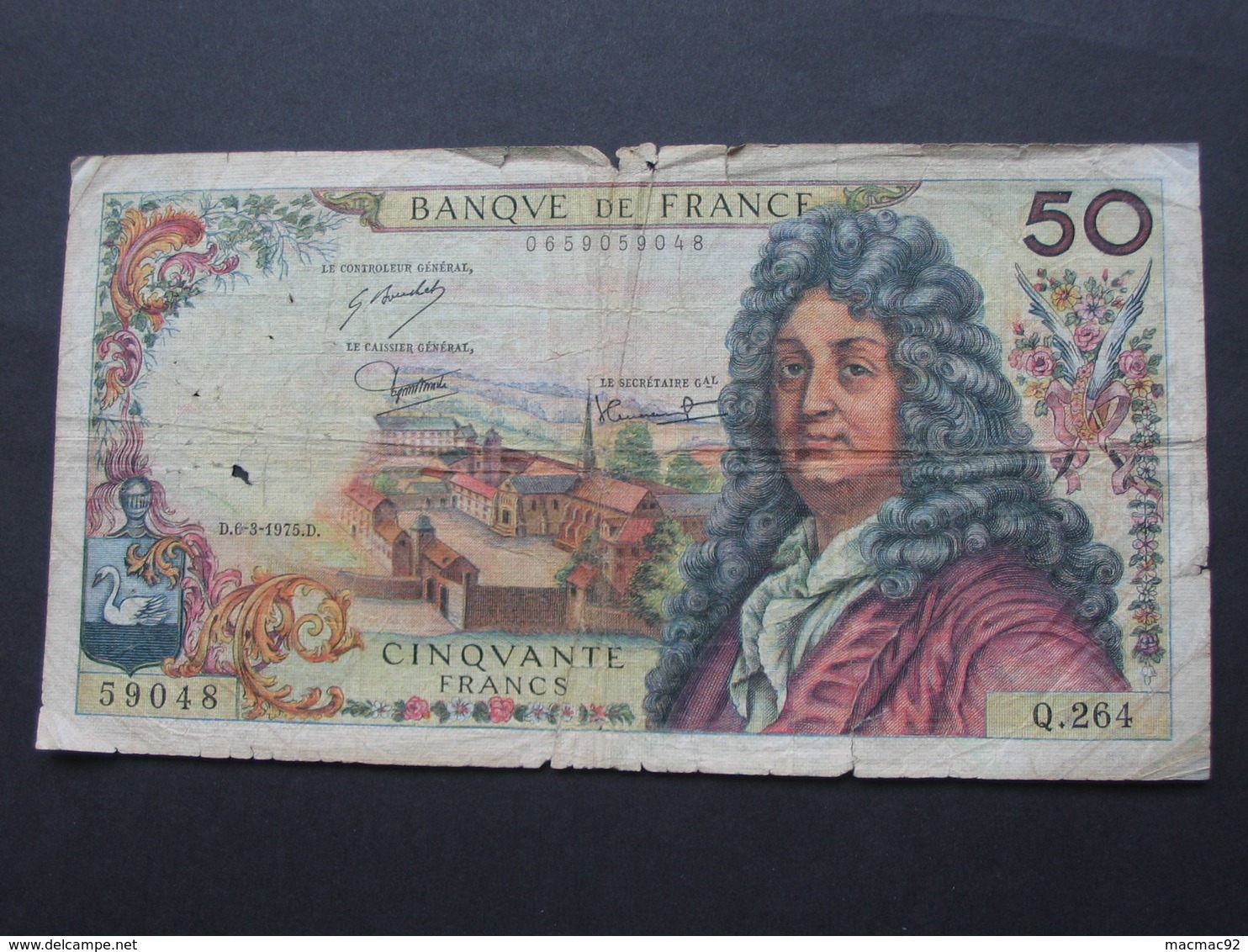 50 Francs 1975 - RACINE    **** EN ACHAT IMMEDIAT **** - 50 F 1962-1976 ''Racine''