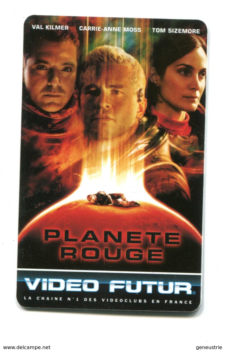Carte VIDEO FUTUR - N°163 - Film De Cinéma - Planète Rouge - Abonnement