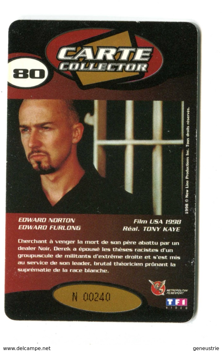 Carte VIDEO FUTUR - N°80 - Film De Cinéma - American History X - Abonnement