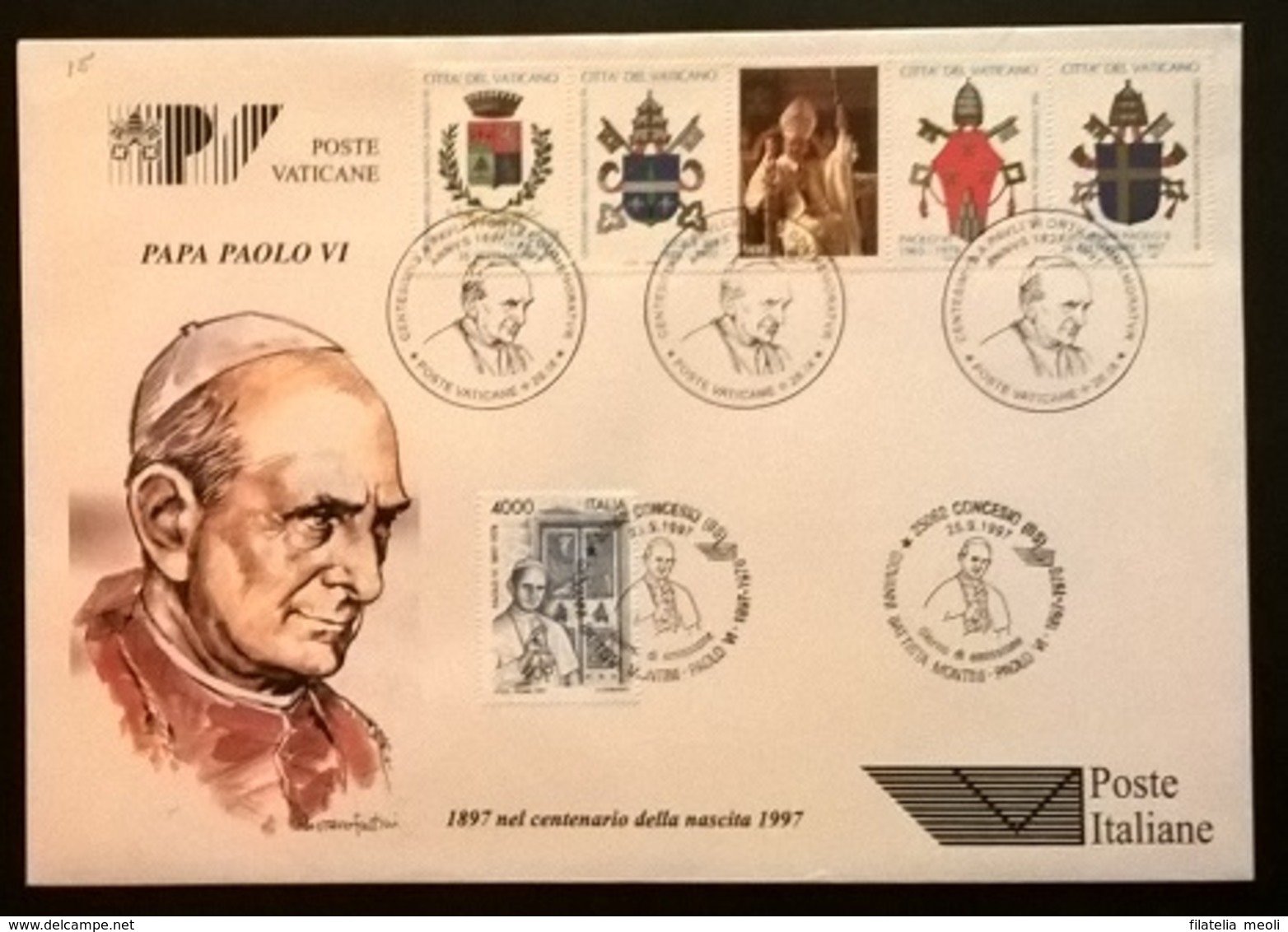 VATICANO 1997 PAOLO VI - FDC