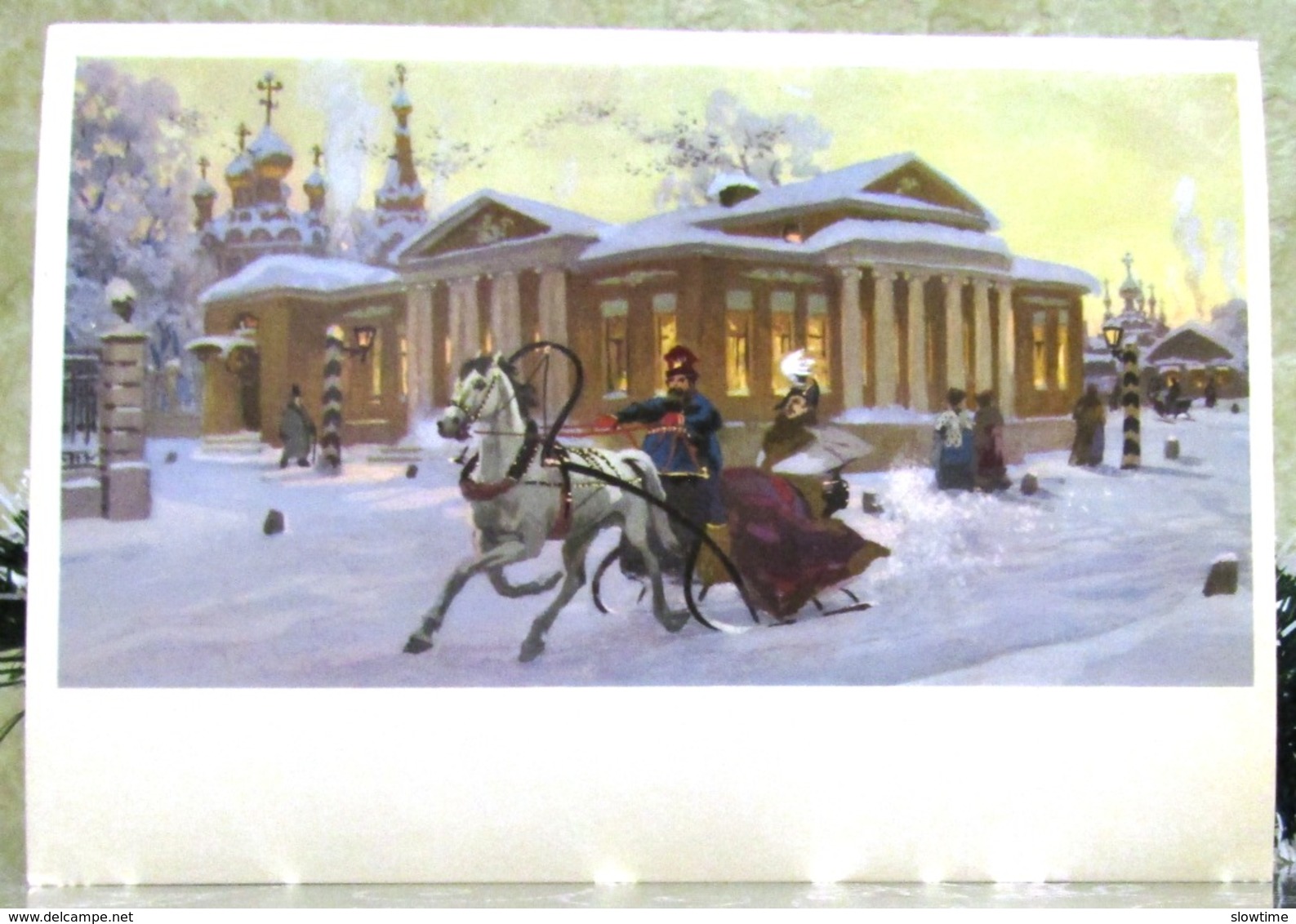War And Peace Leo Tolstoy. Nicholas, Scene From The Novel. Large Art USSR Russia Postcard - Russia