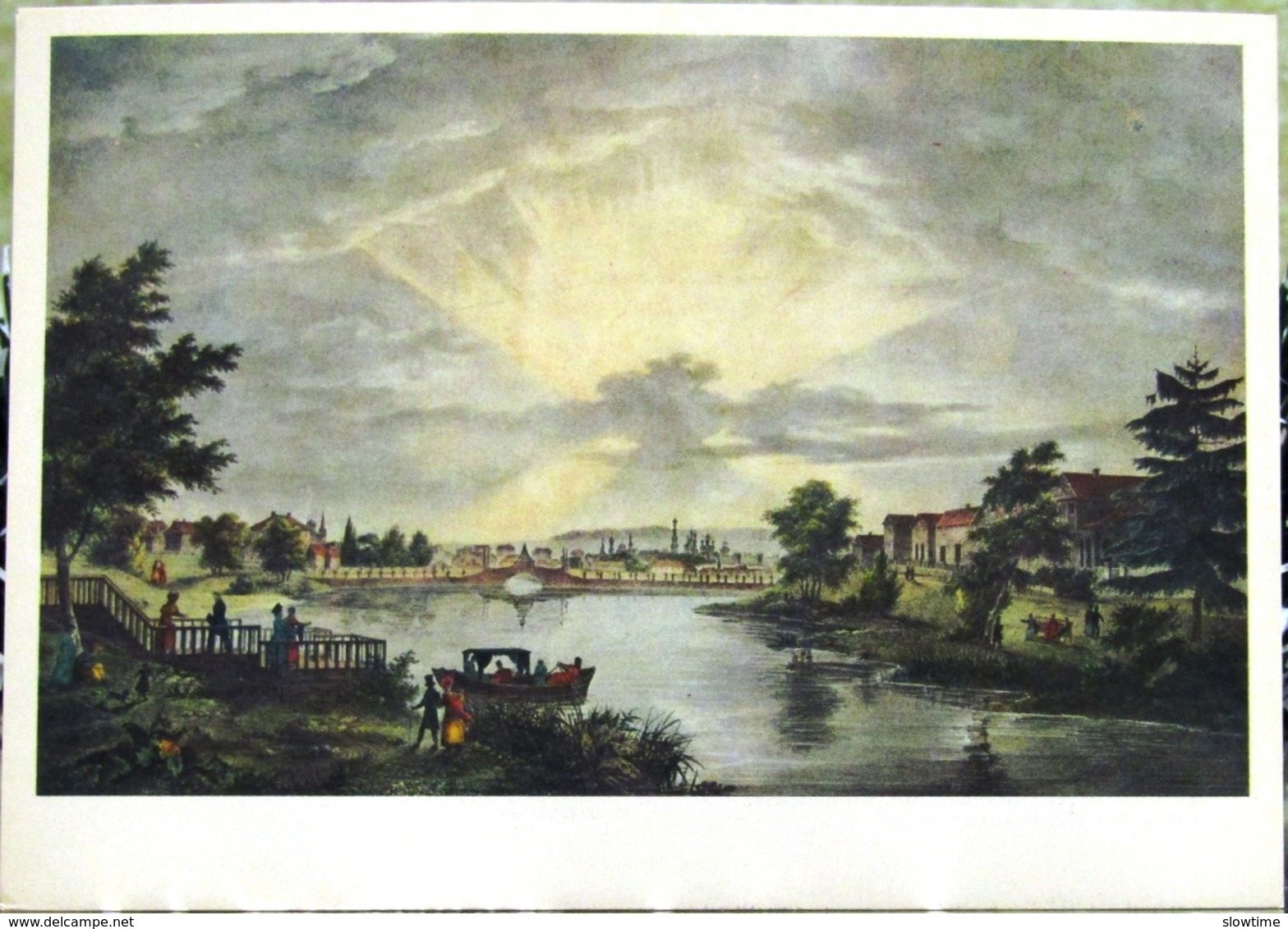 Moscow. Moscow. Presnensky Ponds. Copy From Kadal's Lithography Of 1825. USSR Russia Postcard - Russia