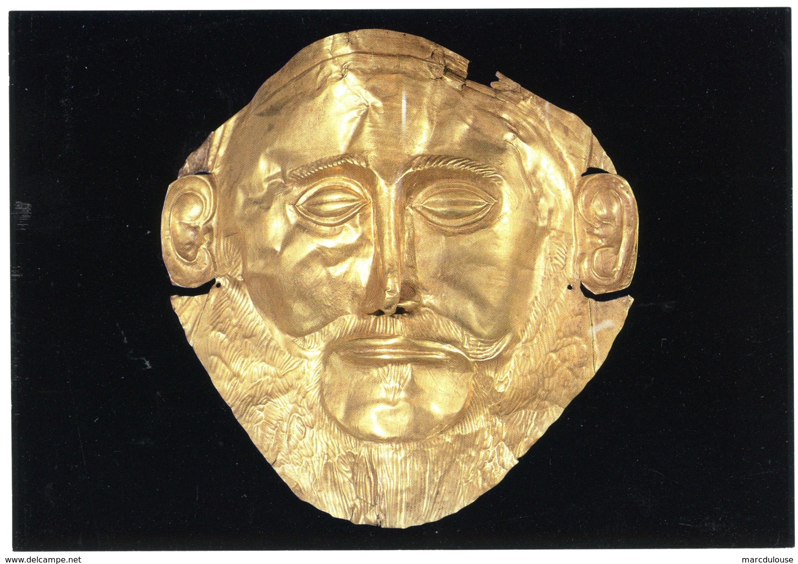 Mycenae. Grave Circle A. Gold Mask. Mycènes. Cercle Funéraire A. Masque D'or. Mykene. Gräberrund A. Goldene Maske. - Grèce