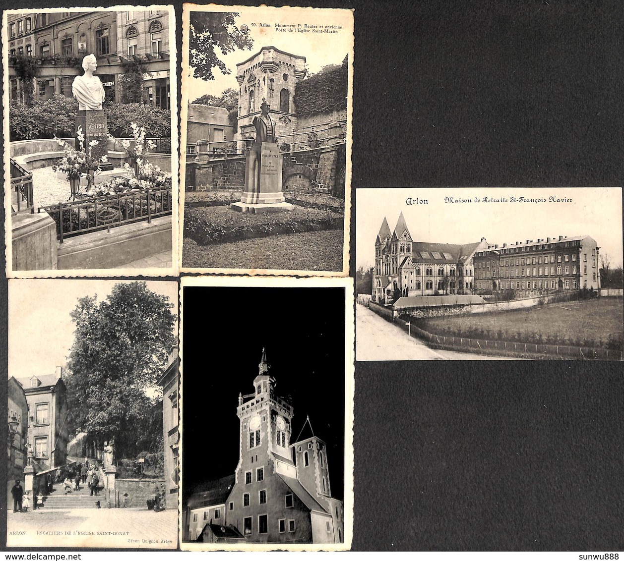 Arlon - Lot sympa 69 cartes (un peu de tout animée gare monument précurseur... voir scans, petit prix)