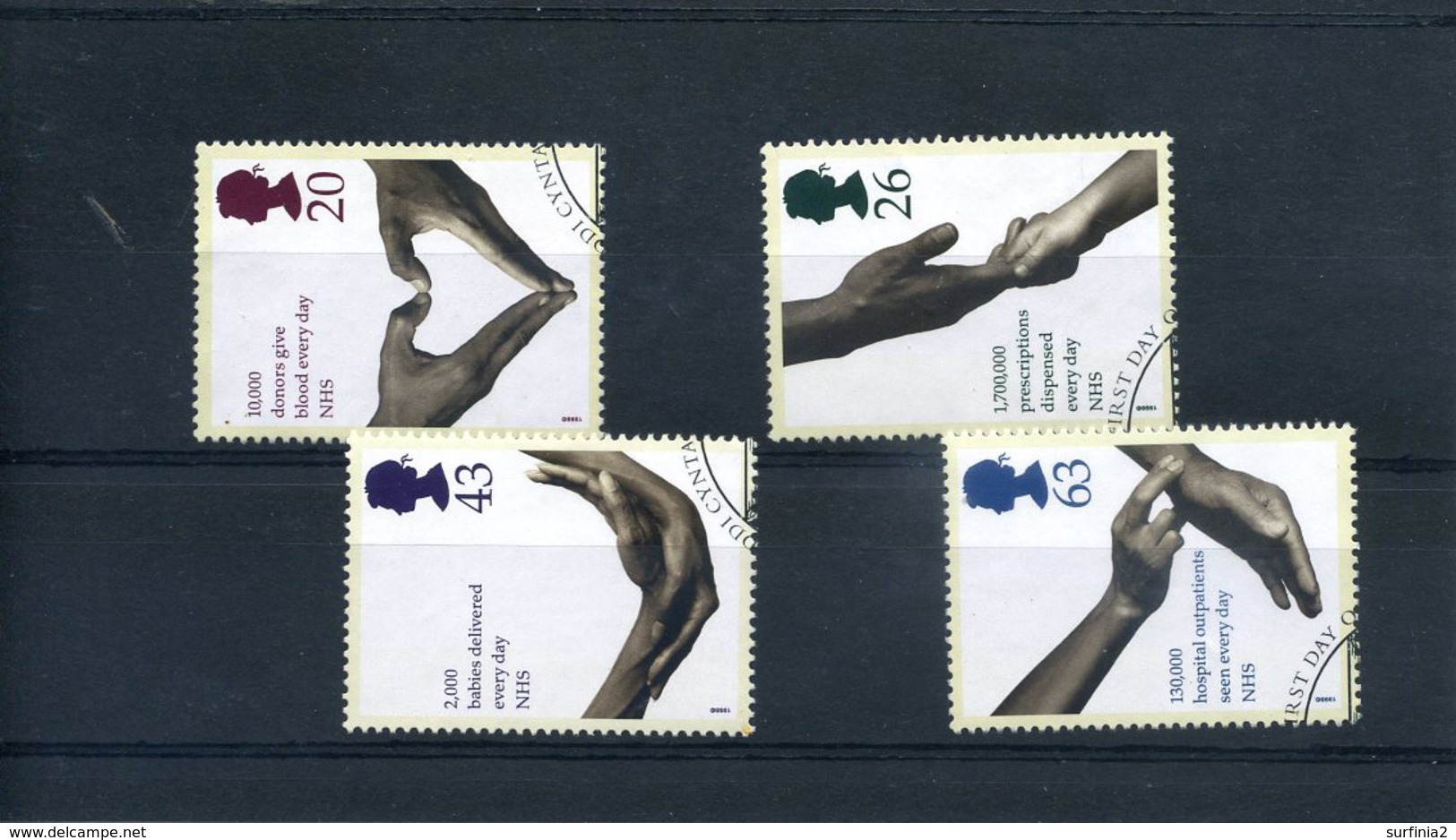 GB - 1998 NATIONAL HEALTH SERVICE SET VFU - Used Stamps