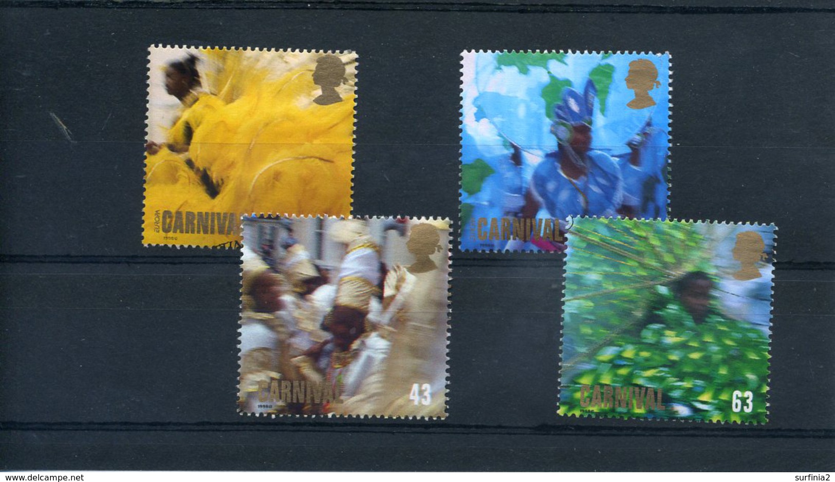 GB - 1998 NOTTING HILL CARNIVAL SET VFU - Used Stamps