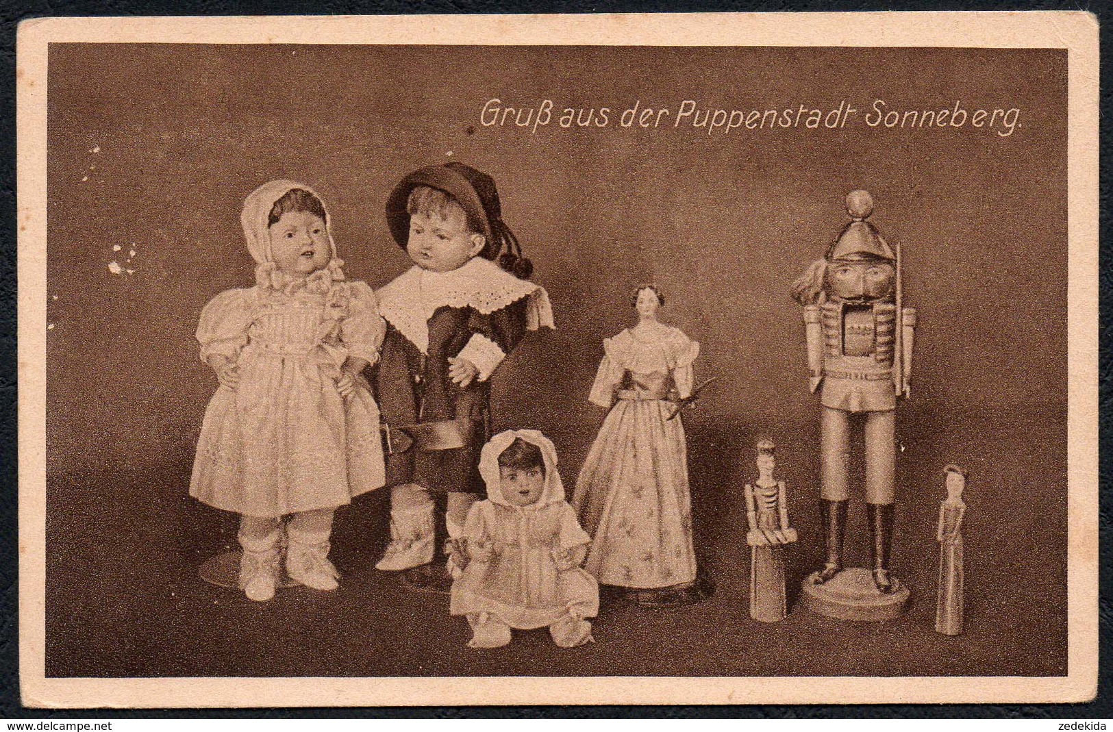 C1655 - Puppen Spielzeug Sonneberg - Originalpuppen Industriemuseum - Jeux Et Jouets