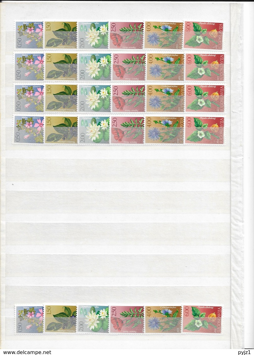 Yugoslavia  (10 scans) wholesale lot USED and MNH