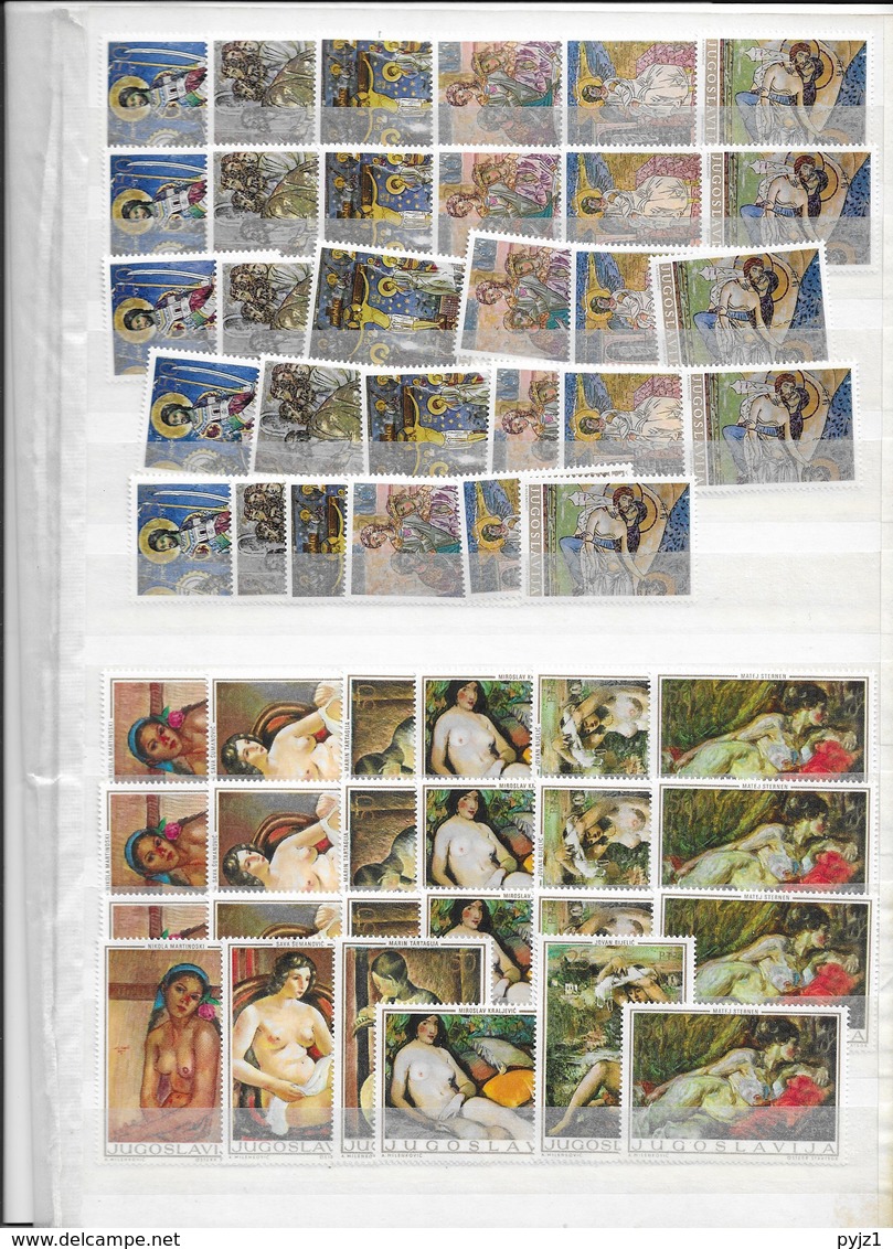 Yugoslavia  (10 scans) wholesale lot USED and MNH