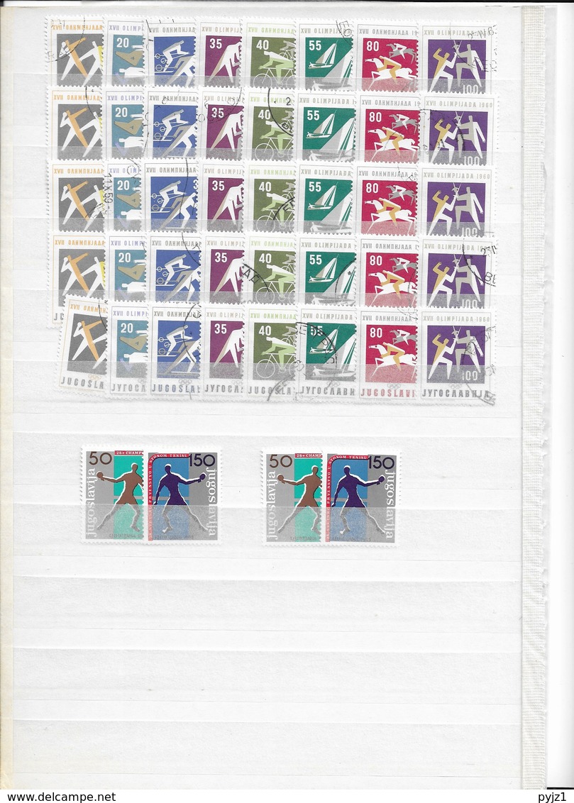 Yugoslavia  (10 scans) wholesale lot USED and MNH