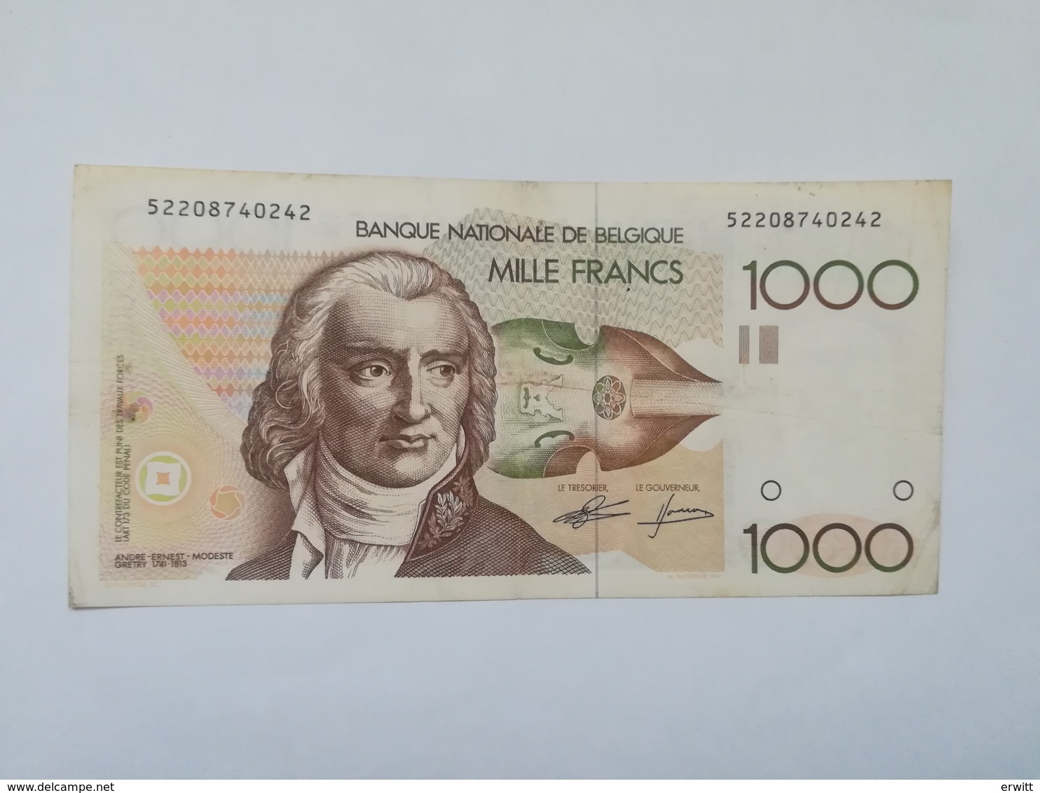 BELGIO 1000 FRANCS - 1000 Francs