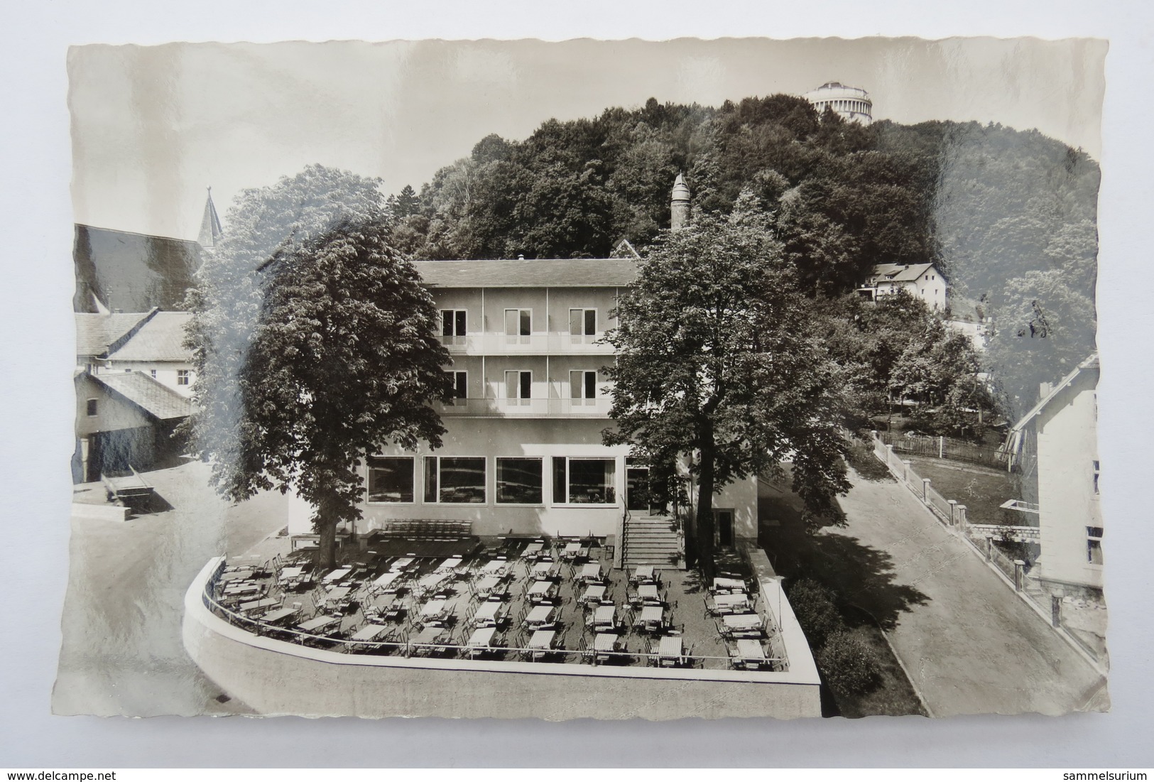 (10/8/3) Postkarte/AK "Kelheim/Donau" Klosterbrauerei L. Seitz, Hotel-Restaurant - Kelheim