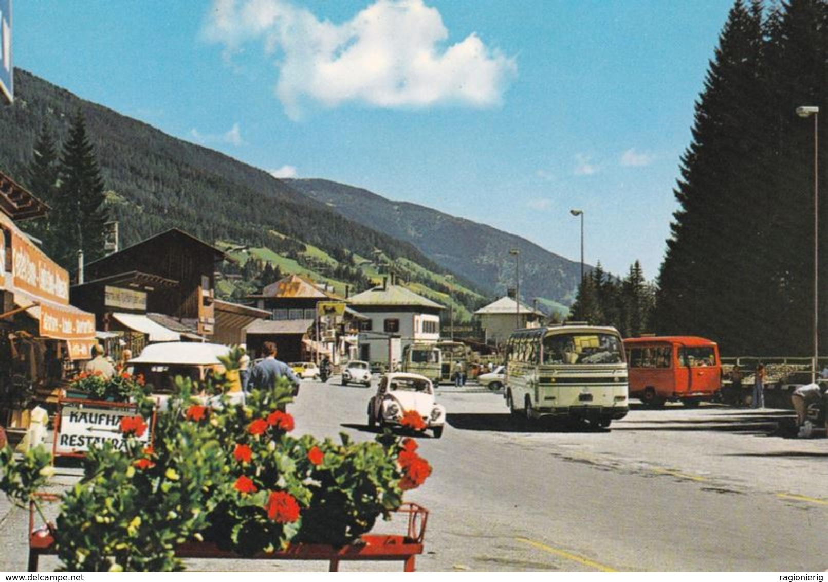 BOLZANO - Prato Alla Drava Winnebach - Confine - Grenze - Dogana - Auto VW Maggiolino - Corriera / Bus / Autobus - Bolzano