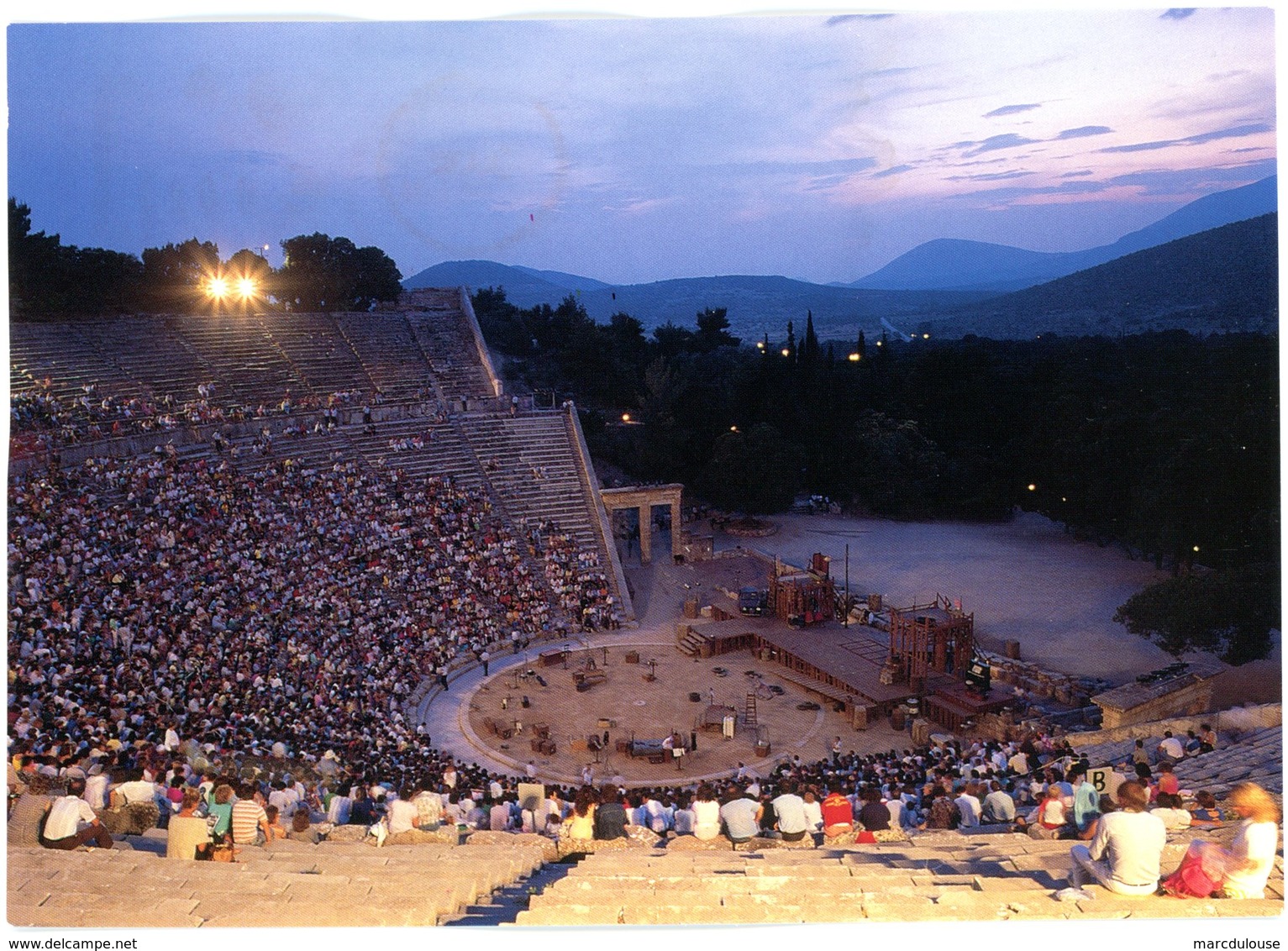 Epidaurus. Asclepieion. The Theatre. Epidaure. Asclépieion. Le Théâtre. Epidauros. Asklepieion. Das Theater. - Greece