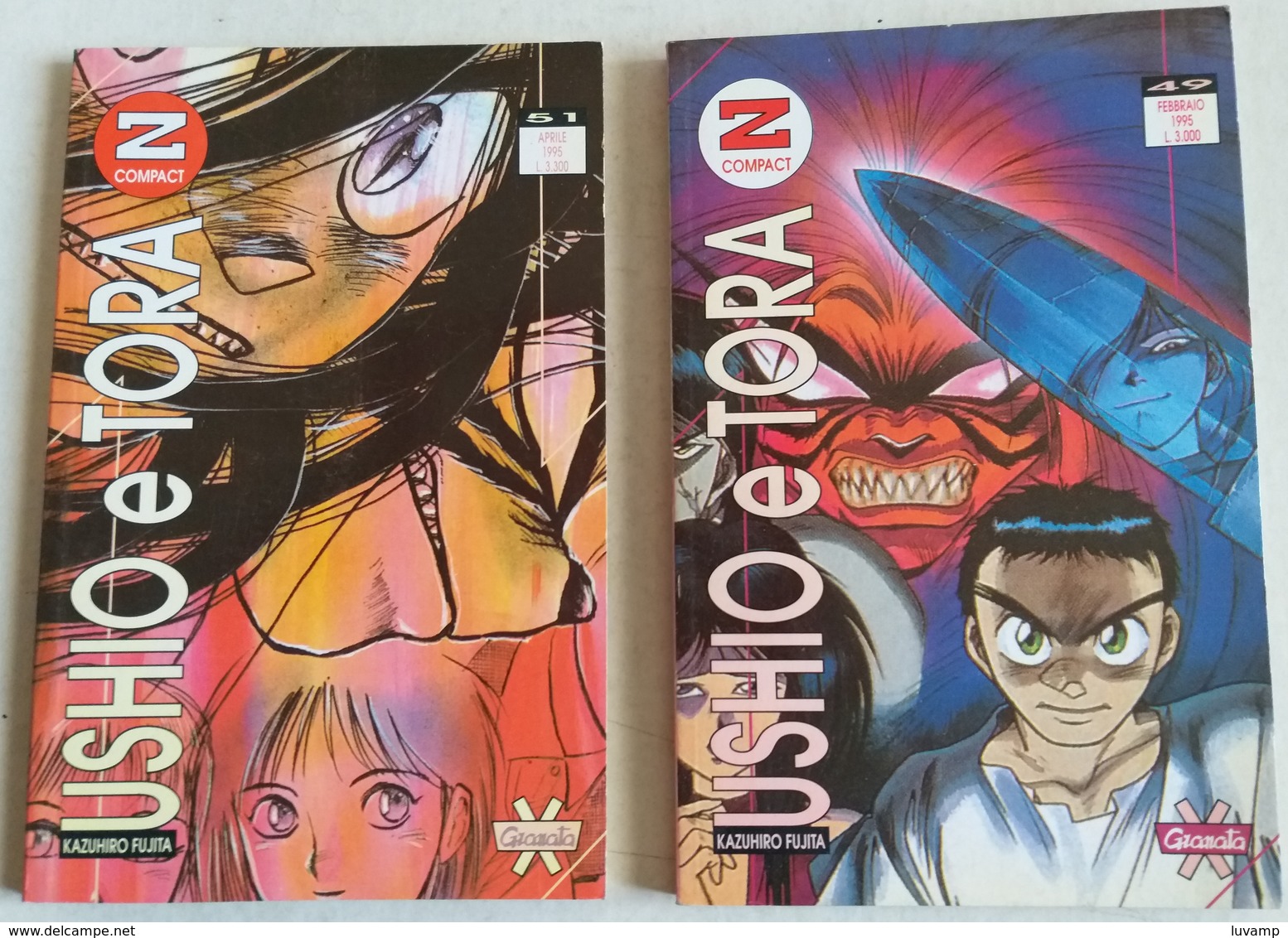 USHIO E TORA -MANGA GIAPPONESE  - N. 49 + 51 DEL 1995 ( 040119) - Manga