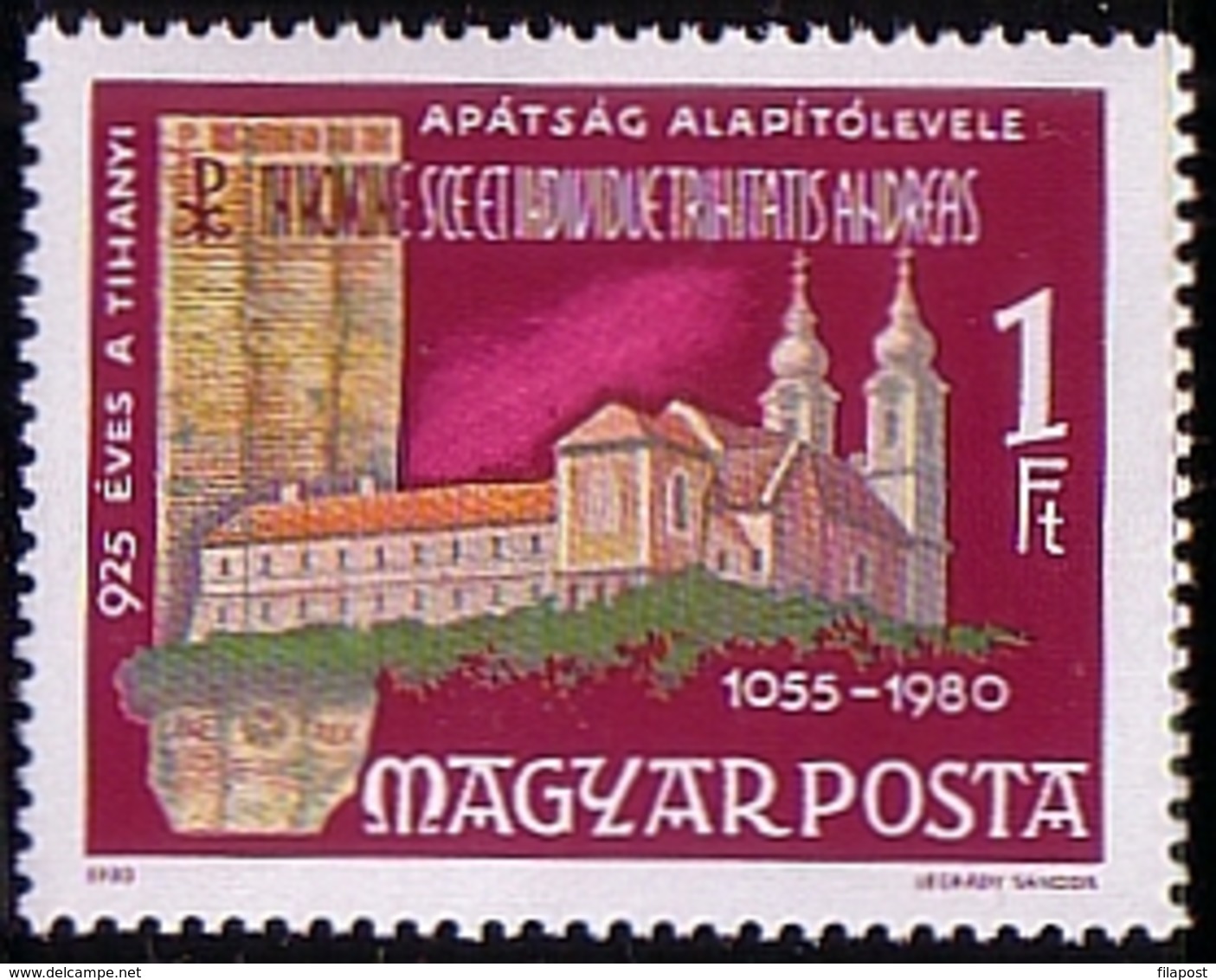 Hungary 1980 Mi 3419 Castle, 925 Years Abdei Tihany MHN** W810 - Neufs