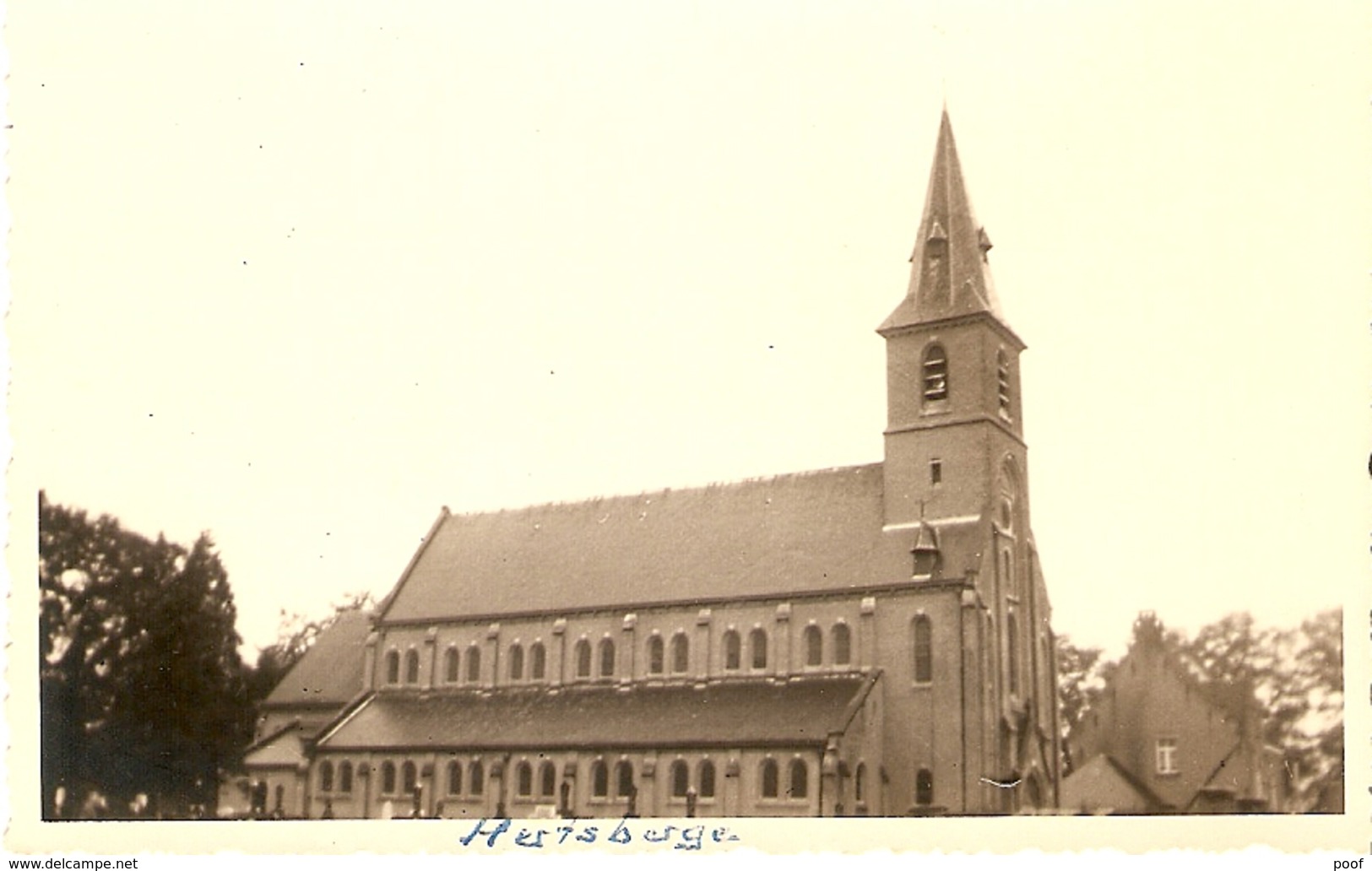 Hertsberge ( Oostkamp ) : Kerk ( Fotokaart ) - Oostkamp