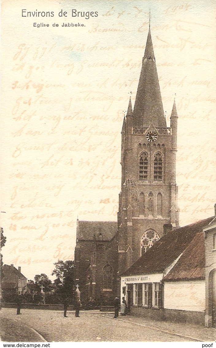 Jabbeke : Eglise De Jabbeke ( Met Gemeentehuis St - Hubert ) - Jabbeke