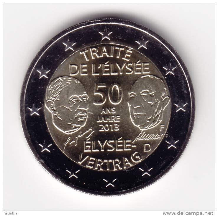 @Y@  Duitsland 2 Euro Com. 50 Ans  2013  Elysee Vertrag - Germania