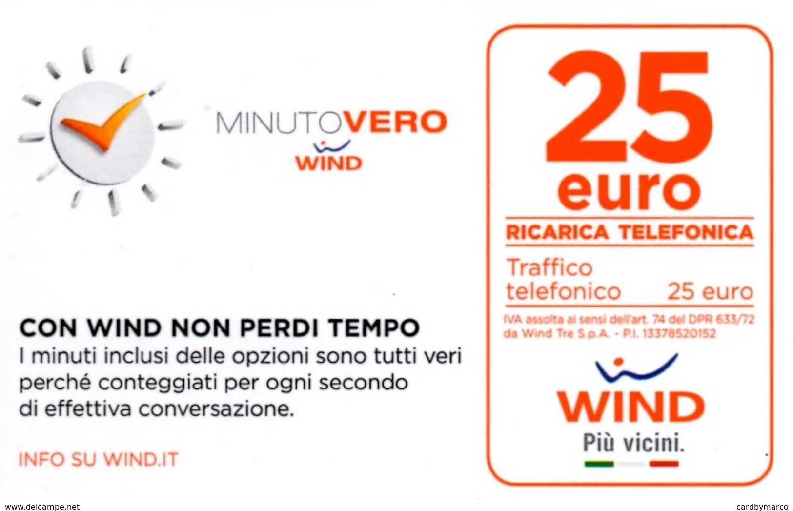 *ITALIA - WIND* - Ricarica Usata (sc. 31/12/2020) - [2] Handy-, Prepaid- Und Aufladkarten