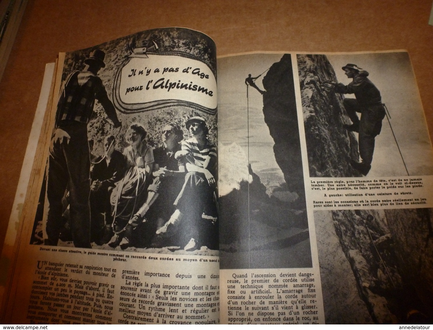 1951 MÉCANIQUE POPULAIRE:Le torchis se modernise;Il n'y a pas d'âge pour l'alpinisme ; Construction d'un portail ; etc