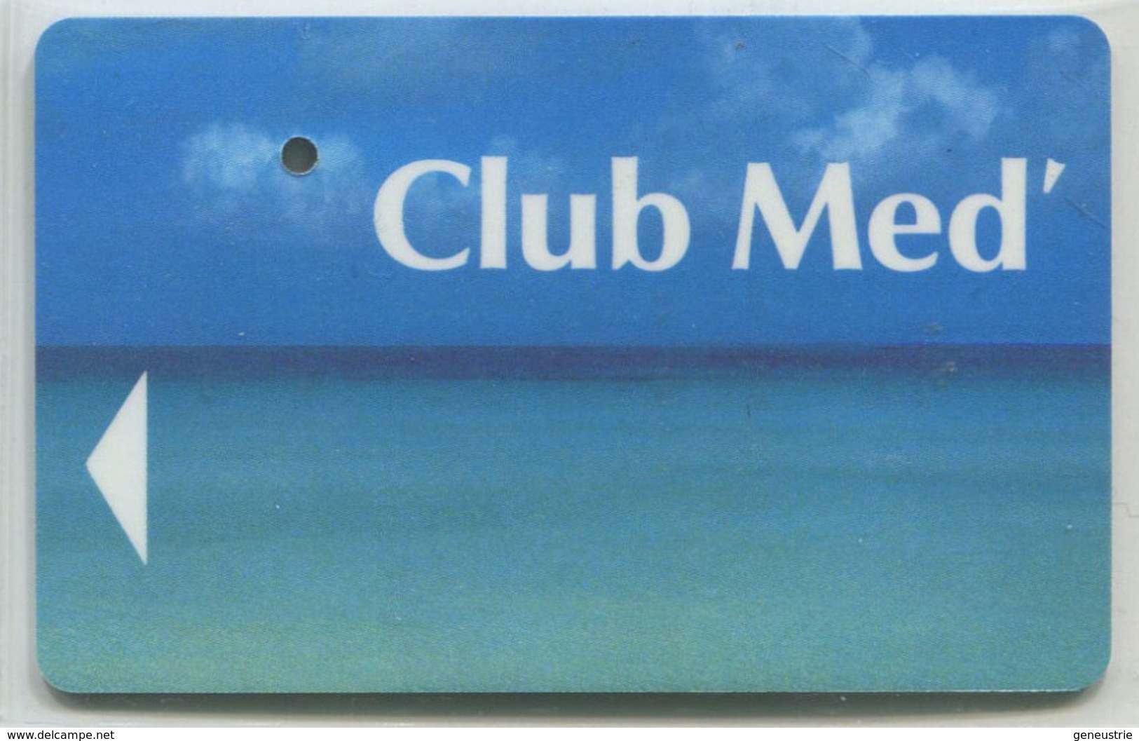 Specimen De Carte D'Hôtel "Club Med" Club Méditerranée (annulée Par Perforation) Room Key - Club De Vacances - Cartes D'hotel