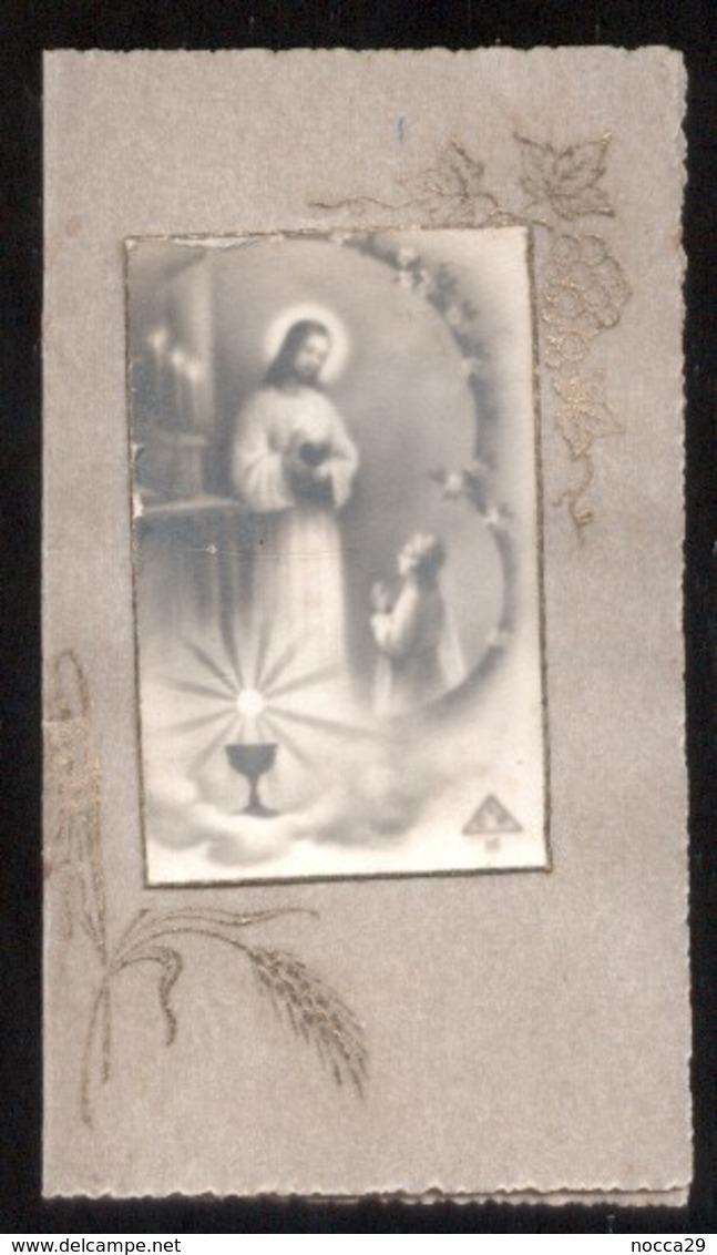 PONTEVICO -  BRESCIA - 1945 - MINI SANTINO PRIMA COMUNIONE - HOLY CARD ( K141 ) - Santini