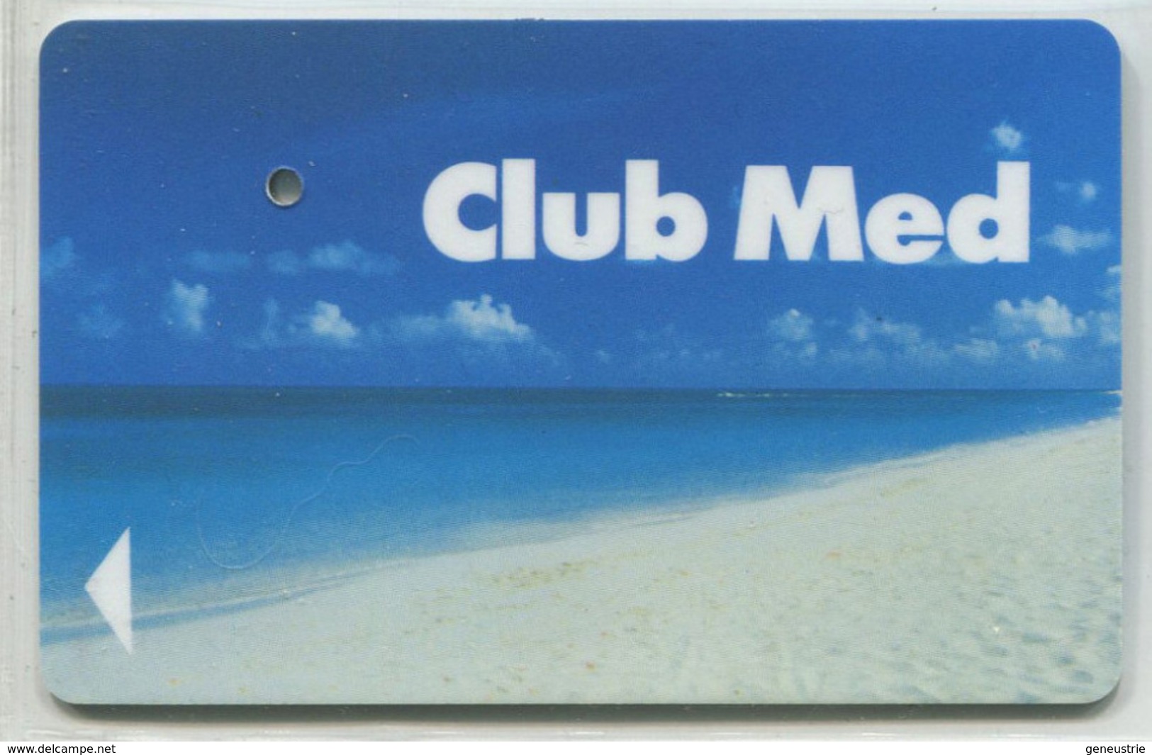 Spécimen De Carte D'Hôtel (annulée Par Perforation) Room Key "Club Med" Club Méditerranée - Club De Vacances - Cartes D'hotel