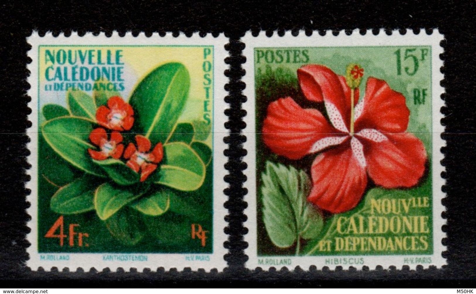 Nouvelle Caledonie - YV 288 & 289 N** Complète Flore Cote 9 Euros - Neufs