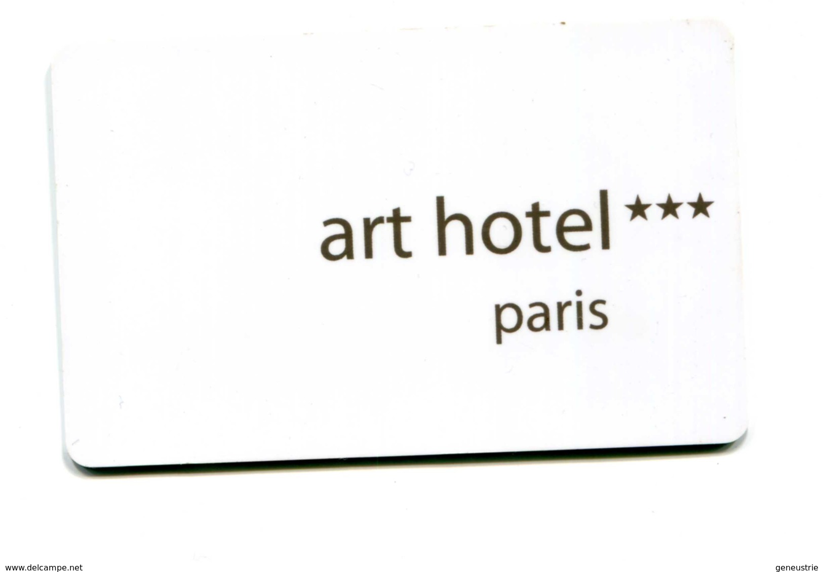 Carte D'hôtel "art Hotel Paris / Eiffel" Hotel Card - Hotel Keycards