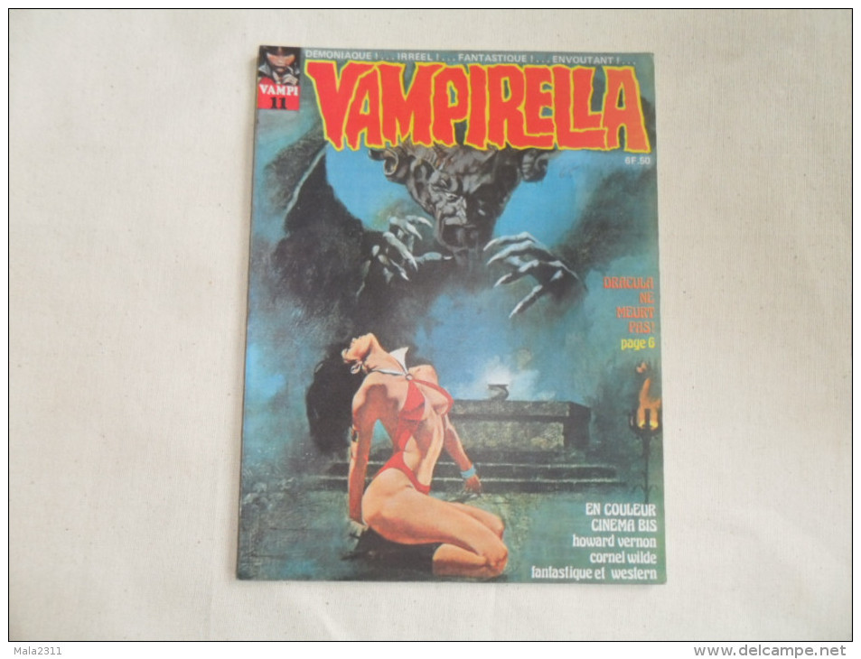 ANCIEN MAGAZINE  D'EPOUVANTE  ANNEES 70 /  VAMPIRELLA    N°11 - Autre Magazines