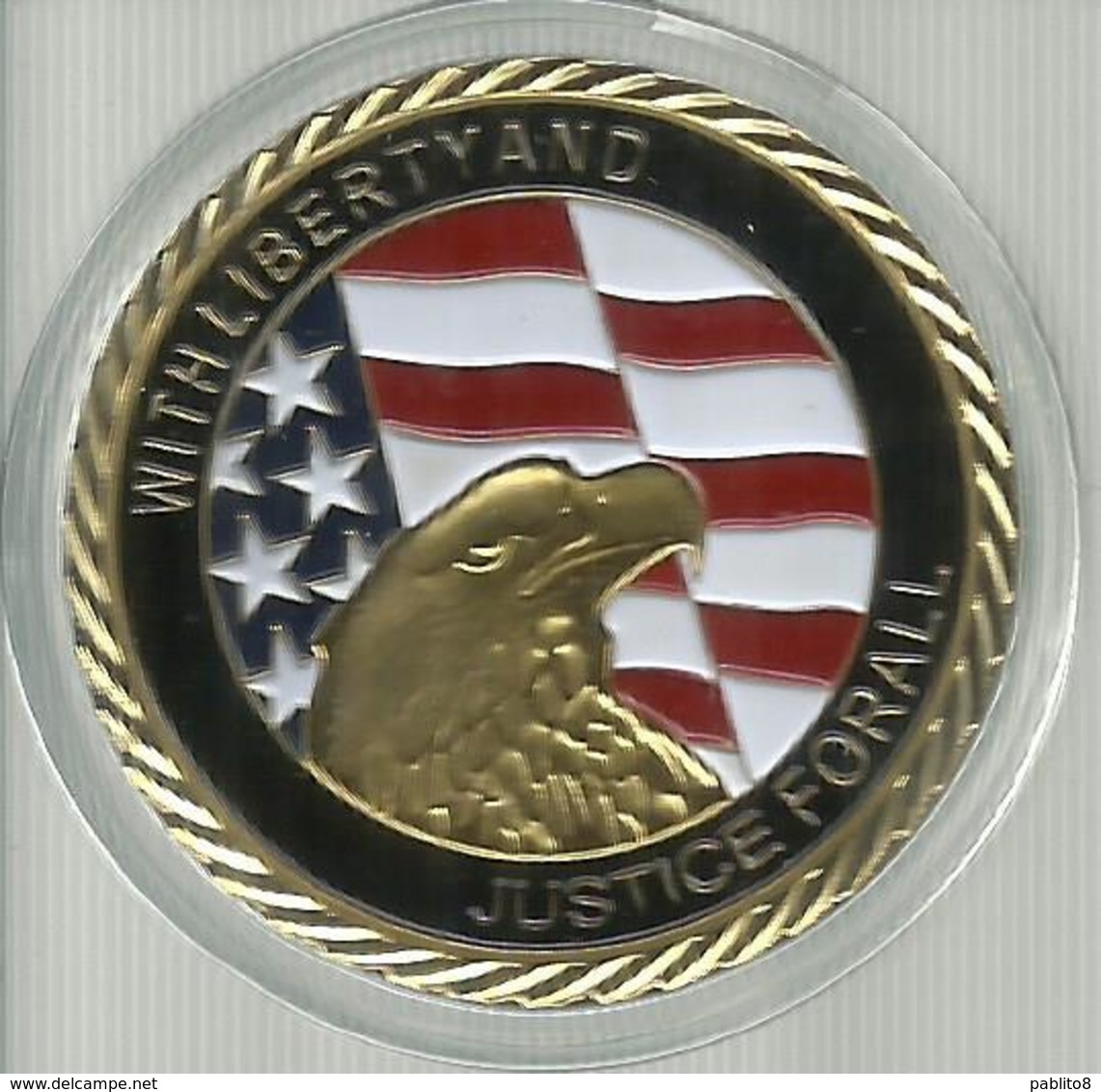 9/11 Coin Gold World Trade Centre Man Commemorative Memorabilia U New York City - Professionali/Di Società