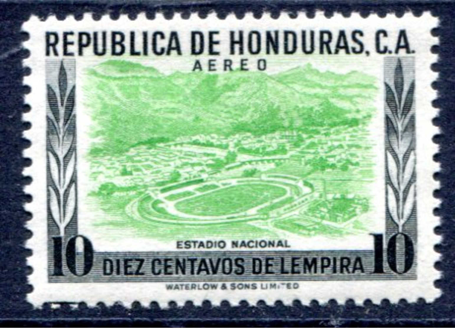 Honduras 1956  MNH**VF National Soccer Stadium  Scarce Football - Honduras