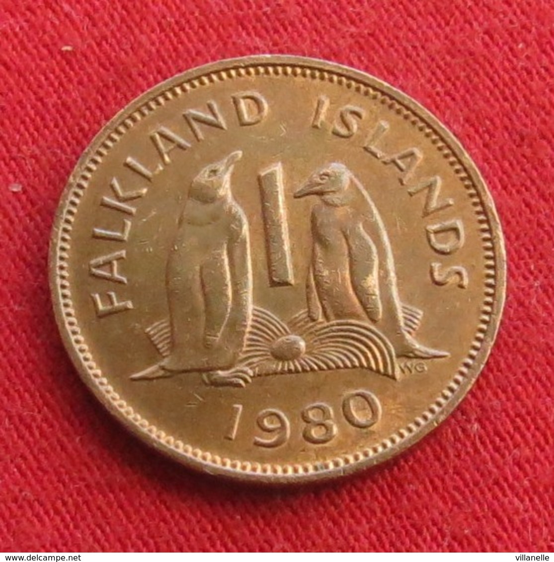 Falkland  Islands 1 Penny 1980 KM# 2  Malvinas Malwinen - Falkland