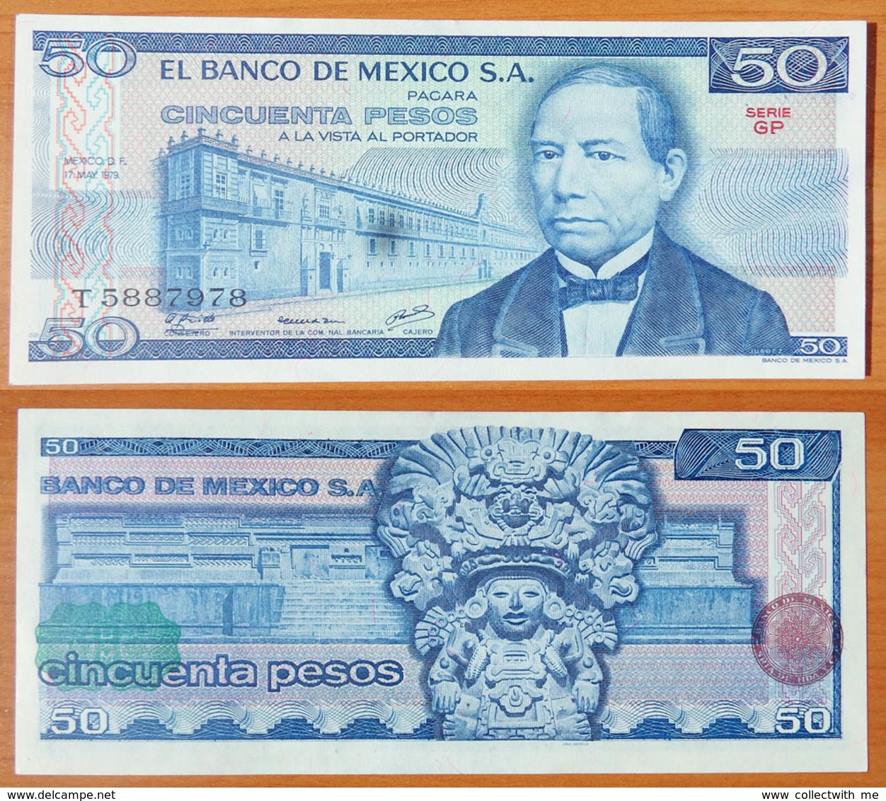 Mexico 50 Peso 1979 UNC P-67b - Mexique