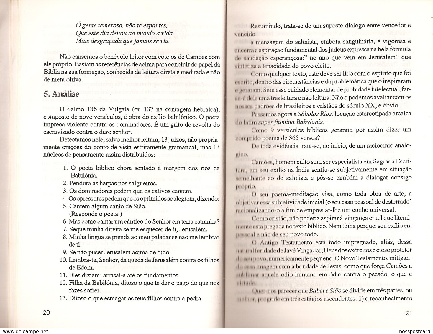 Bahia - Camões E O Salmista - Brasil - Poetry