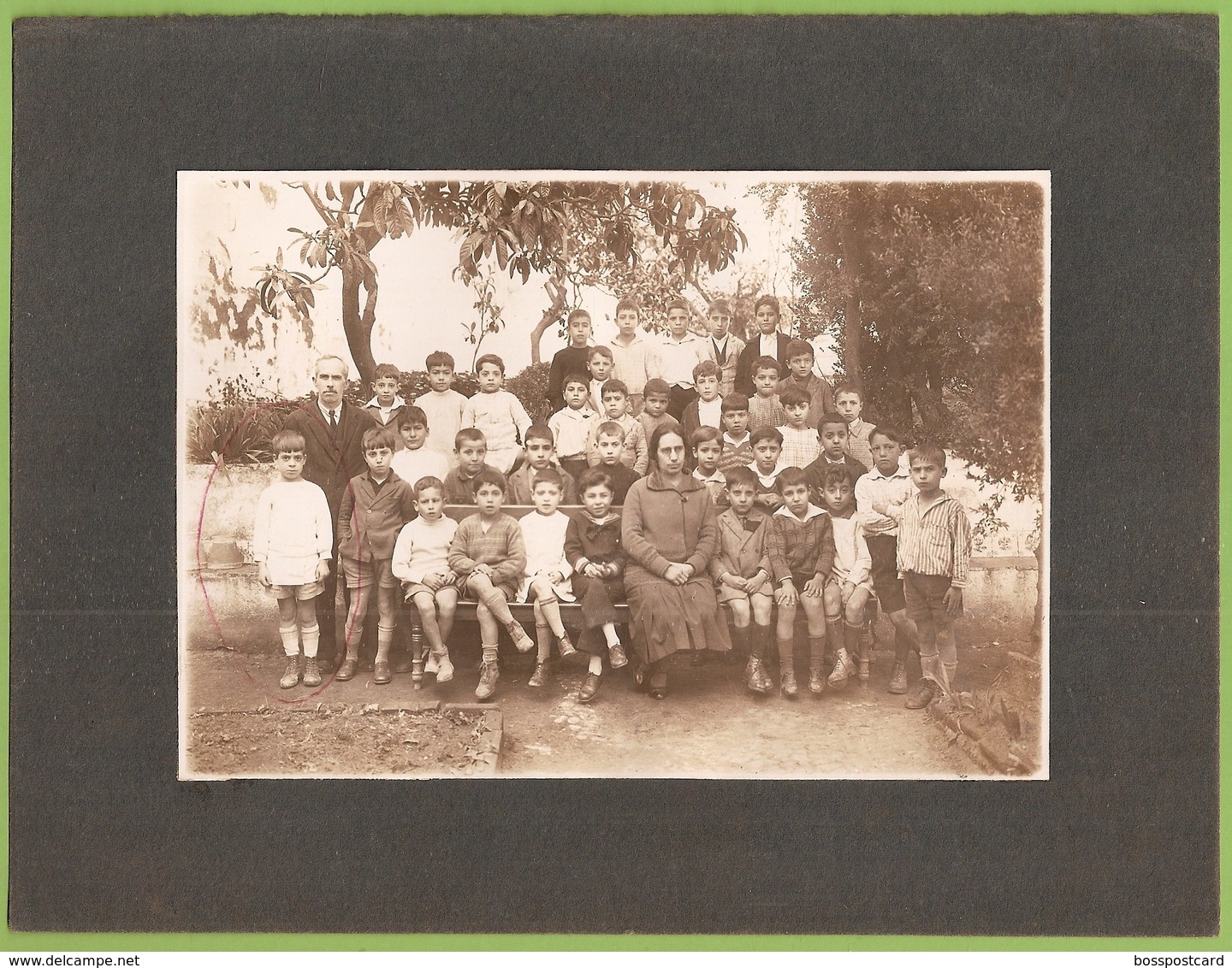 Portugal - REAL PHOTO - Alunos Da Escola Primária Com Professores - School - École - Ecoles