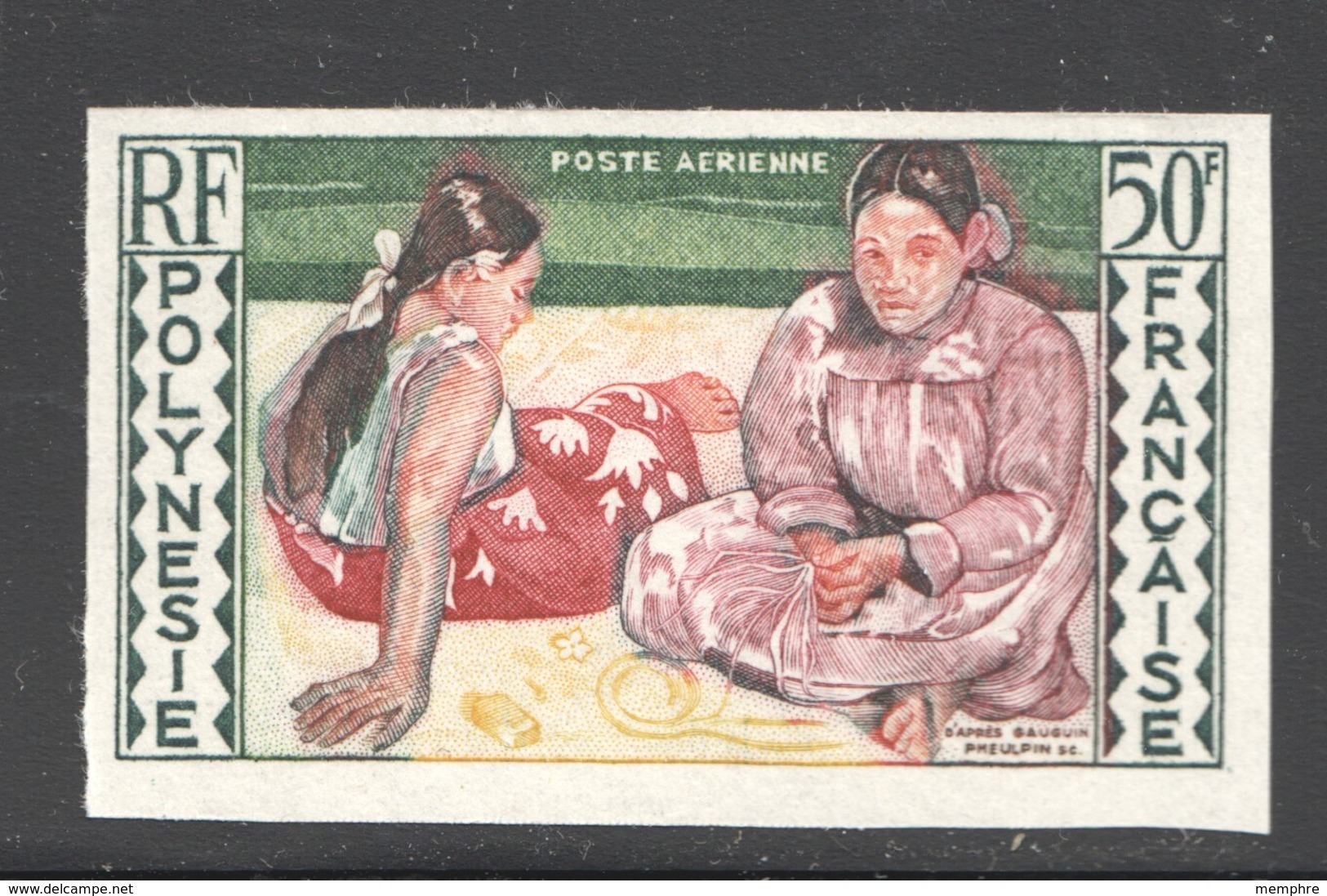 Non Dentelé 1958  Gauguin  Tahitiennes  PA 2  ** - Geschnittene, Druckproben Und Abarten