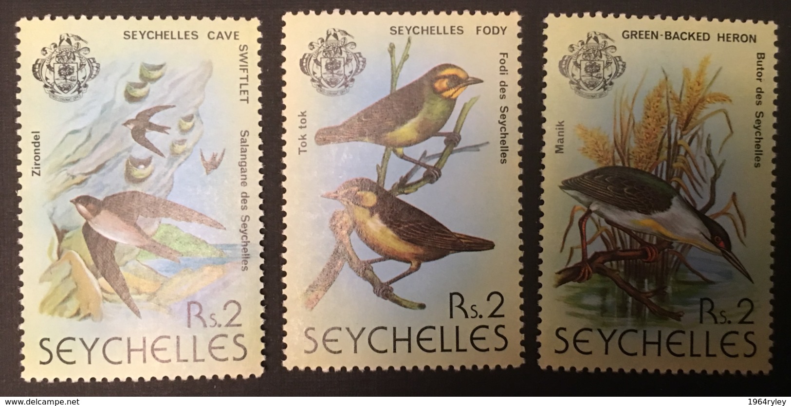 SEYCHELLES - MH* - 1979 - # 425, 426, 428 - Seychelles (1976-...)