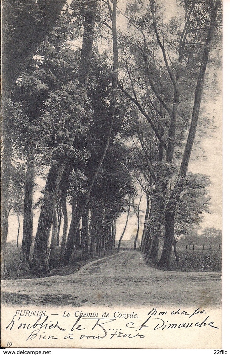 VEURNE  FURNES LE CHEMIN DE COXYDE - Veurne