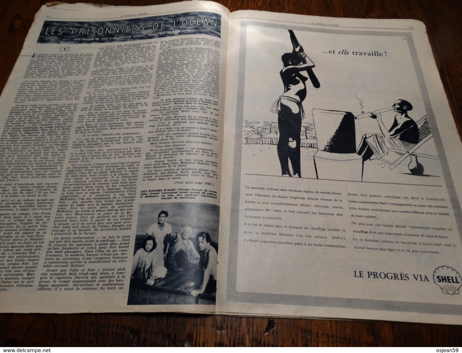 Le patriote illustré N° 42 du 20/10/1957.Le Roi inaugure le monument au mineur à Marcinelle.