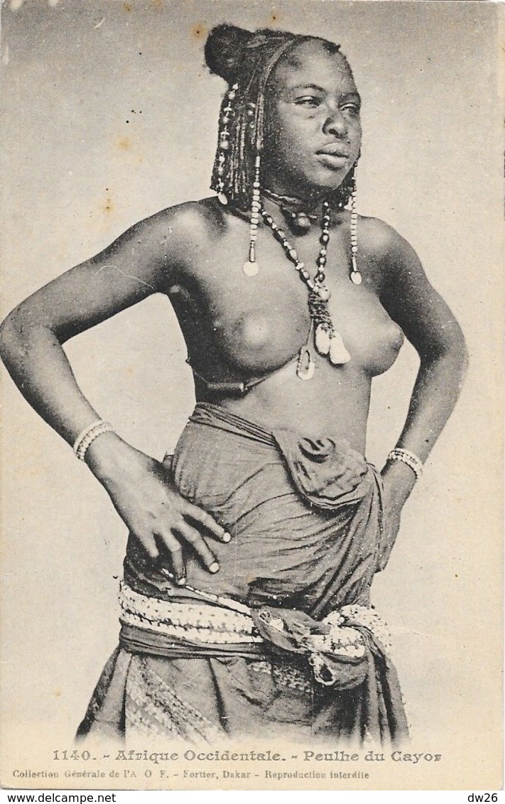 Afrique Occidentale - Femme Peulhe Du Cayor - Collection Fortier A.O.F. Carte N° 1140 Non Circulée - Afrique