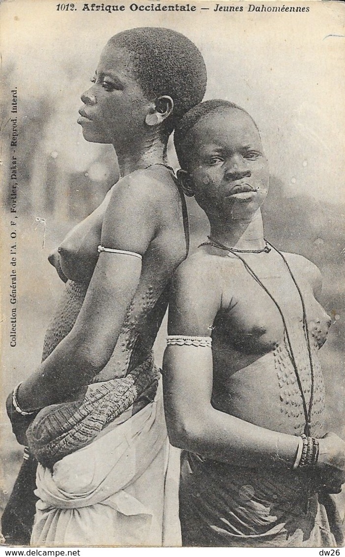 Afrique Occidentale - Jeunes Femmes Dahoméennes - Collection Fortier A.O.F. Carte N° 1012 Non Circulée - Afrique