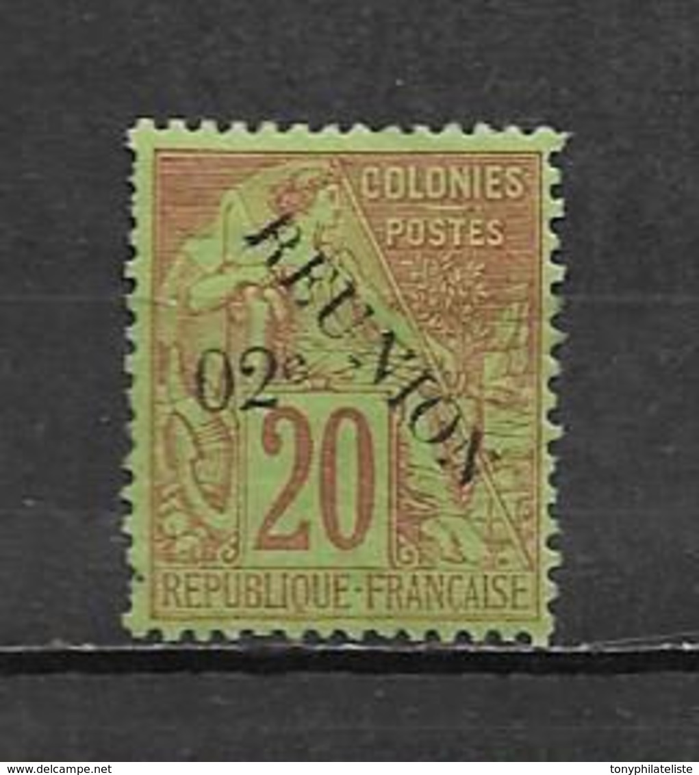 Colonies Timbre De Réunion De 1891 N°29 Neuf * - Unused Stamps