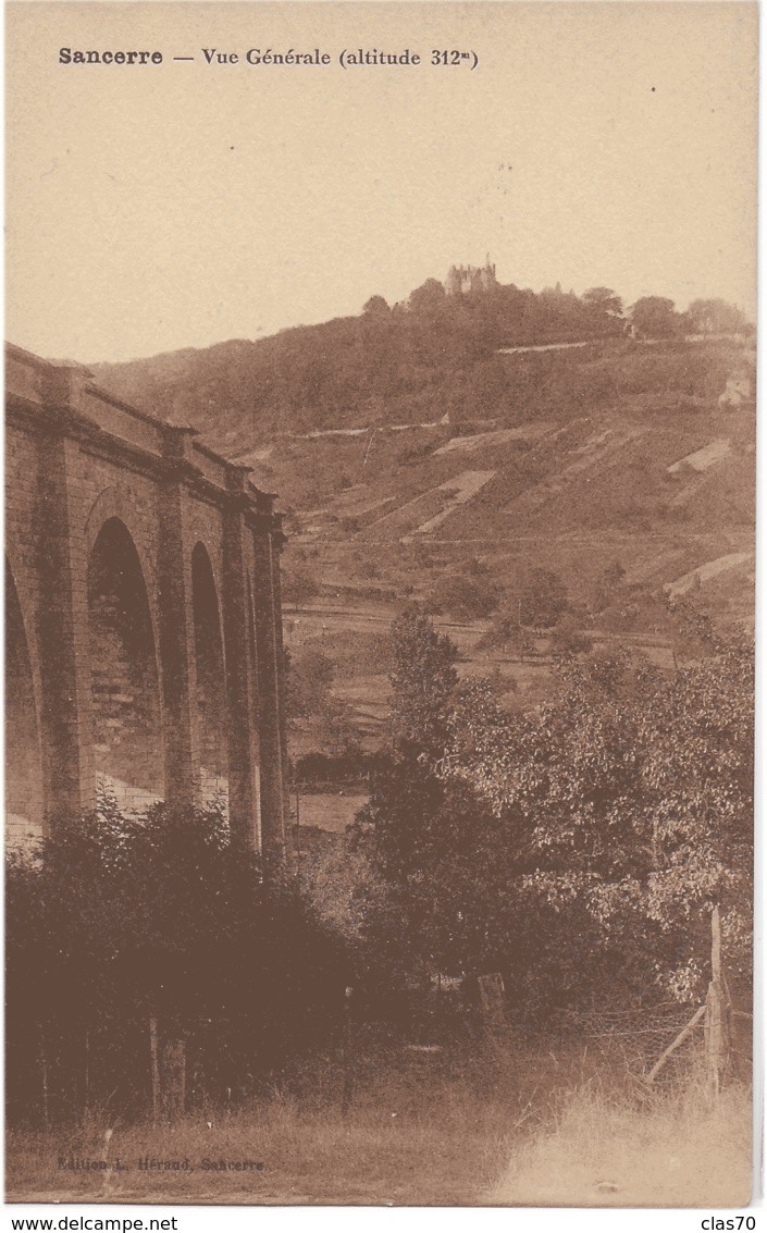 SANCERRE - VUE GENERALE - VERS 1900 - Sancerre